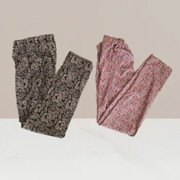2 magnifiques pantalons en toiles légés - U Collection - taille 14 ans