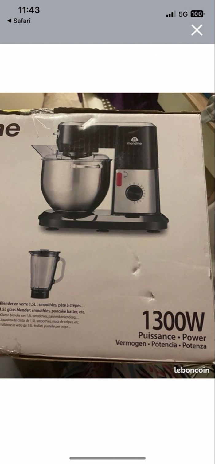 Robot de cuisine mandine - photo numéro 2