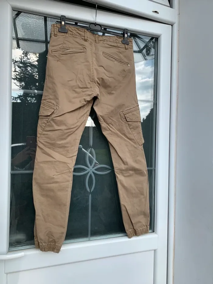 Pantalon skinny cargo beige T.36 Teddy Smith - photo numéro 4