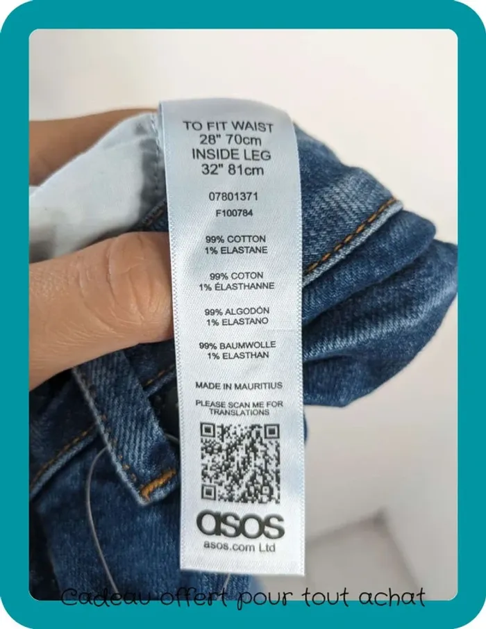 Jean inside leg 28/32 Asos - photo numéro 7