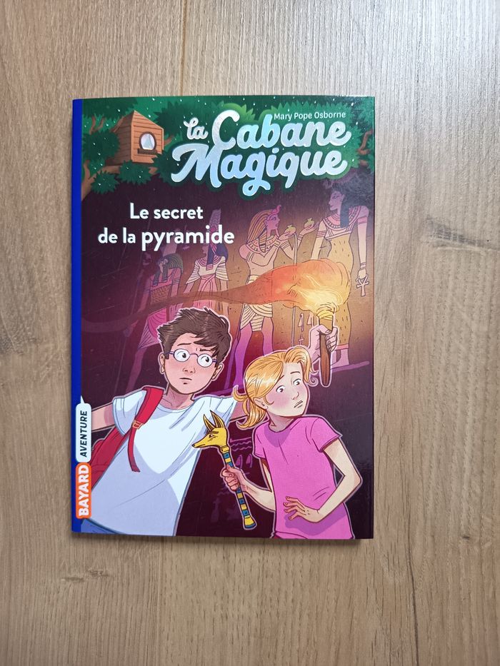 Livre roman enfant Cabane magique, Le secret des pyramides, Éditions Bayard
