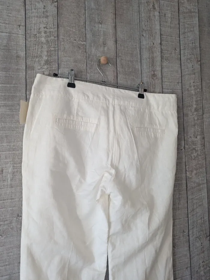 Pantalon en lin Neuf Camaïeu 44 - photo numéro 9