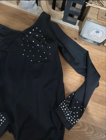 Justecorps noir et strass