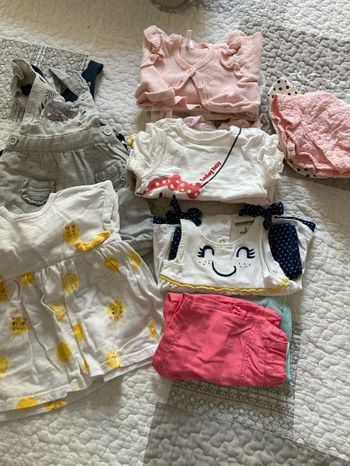 Lot vêtements été fille 3mois