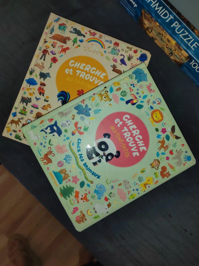 Lot livres "cherche et trouve" des touts petits