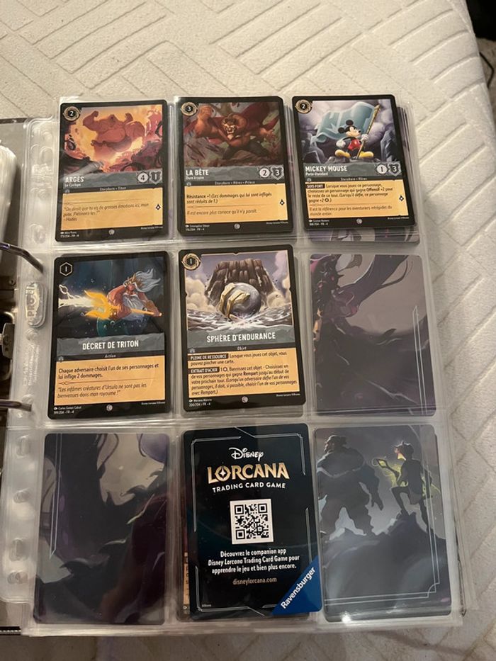 Lot de 5 cartes Lorcana - Chapitre 4
