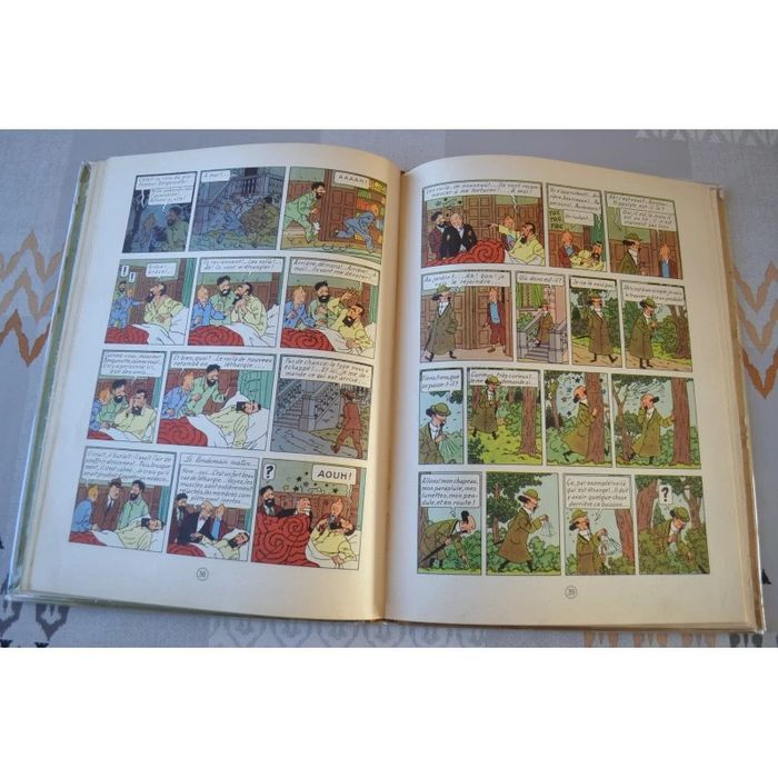 Tintin les 7 boules de cristal B6 de 1952 - photo numéro 7