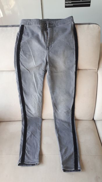 Jeans gris fille