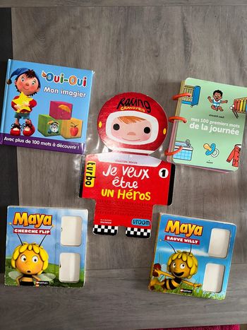 Livre enfant bébé maya oui oui premier mots