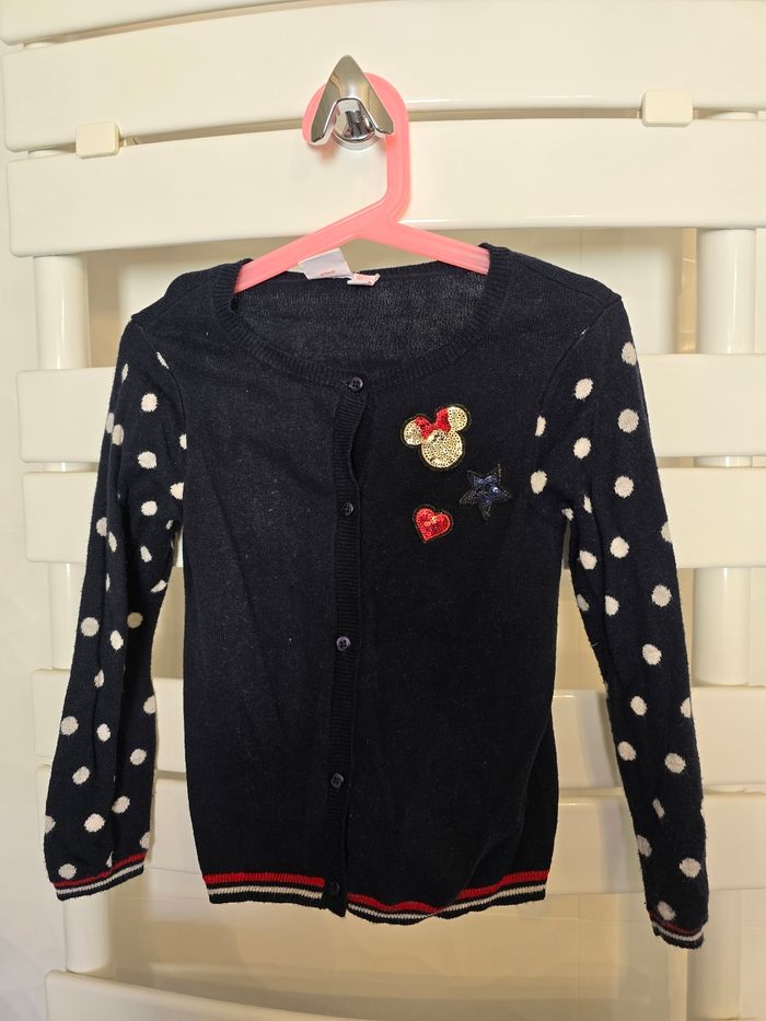 gilet bleu marine minnie Disney