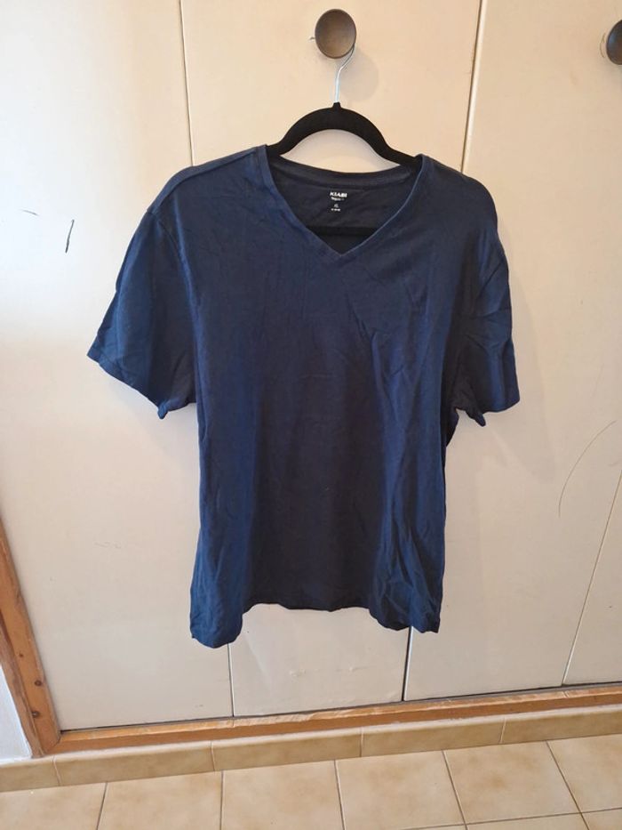 T-shirt bleu marine kiabi XL