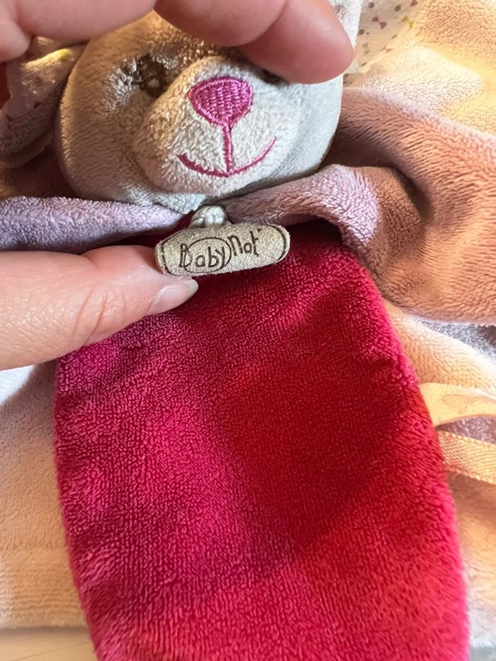 Doudou lapin plat baby nat - photo numéro 2