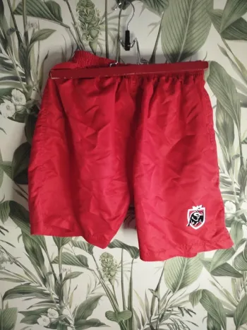 Short de bain rouge taille unique