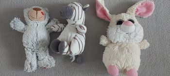 lot peluches souple animaux