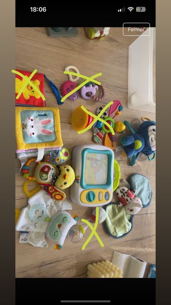 Lots  de  jouets