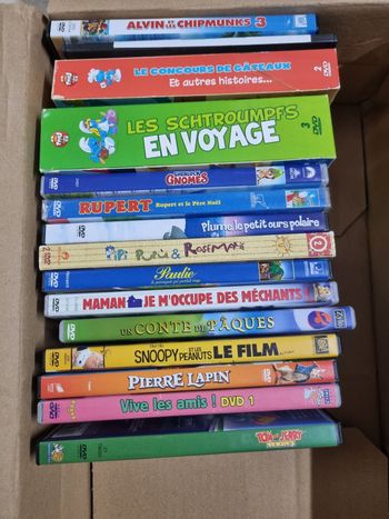 Lot de dvd dessins animés 