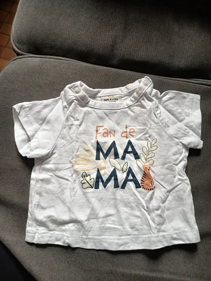 Tee shirt 1 mois
