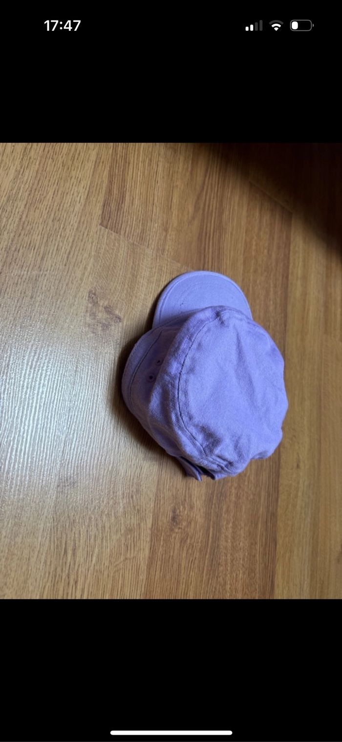 Casquette bébé fille 1-2 ans violet 49 cm - photo numéro 2