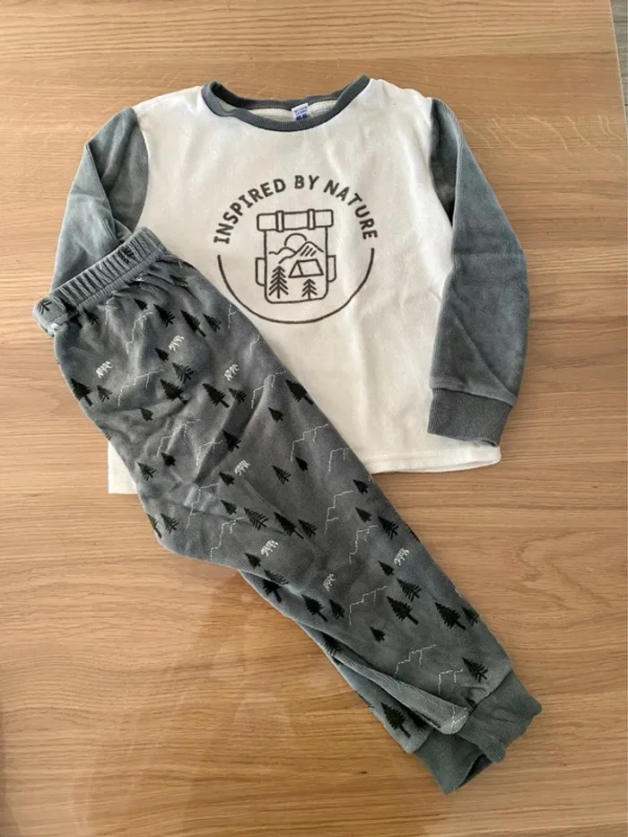 Pyjama velours Obaibi 3 ans