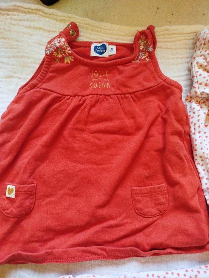 Ensemble rouge coeurs - photo numéro 3