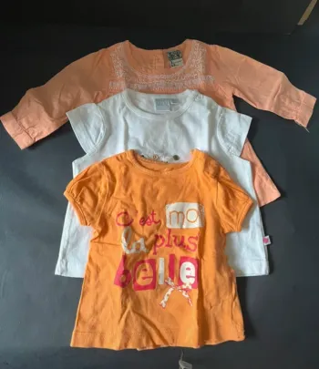 Lot de t shirts 3 mois fille