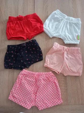 Lot de 5 shorts 3 mois
