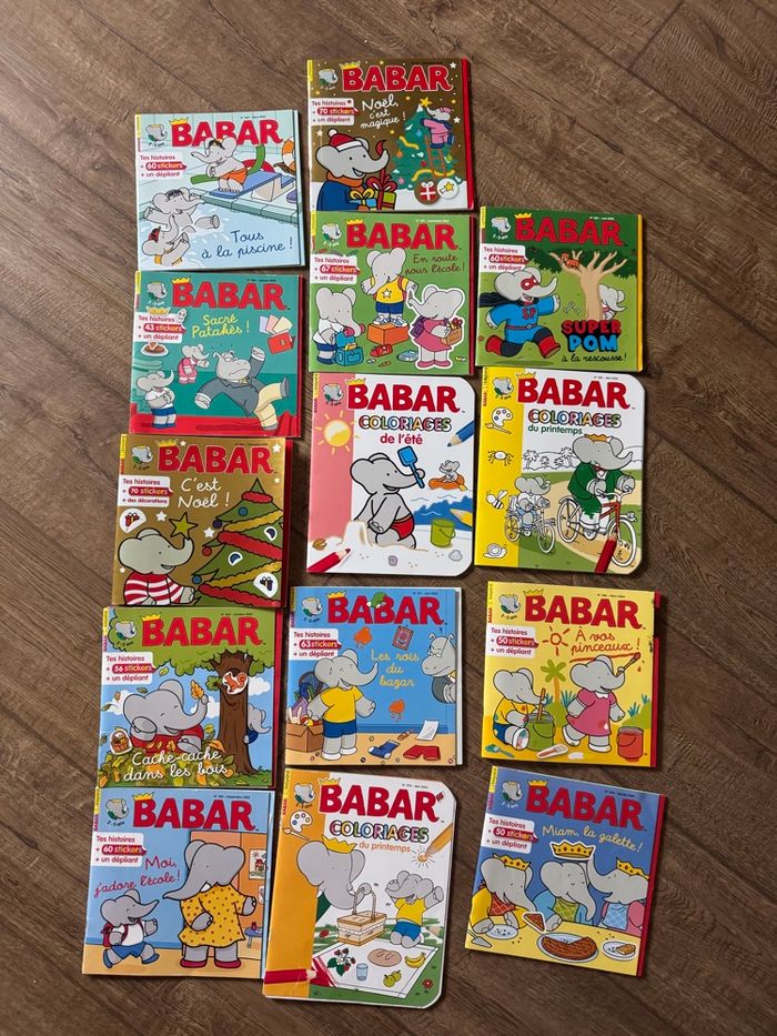 14 magasines Babar