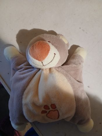 Doudou nounours beige