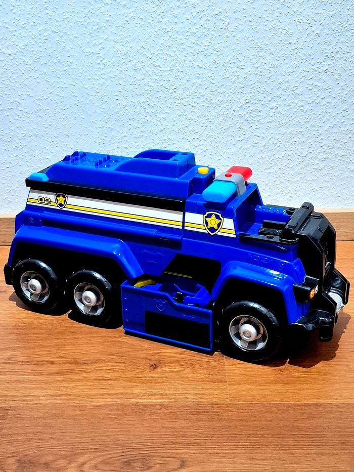 Camion géant Pat’ Patrouille – PAW Patrol – méga véhicule de police + 2 mini‑véhicules (2 motos) - photo numéro 3