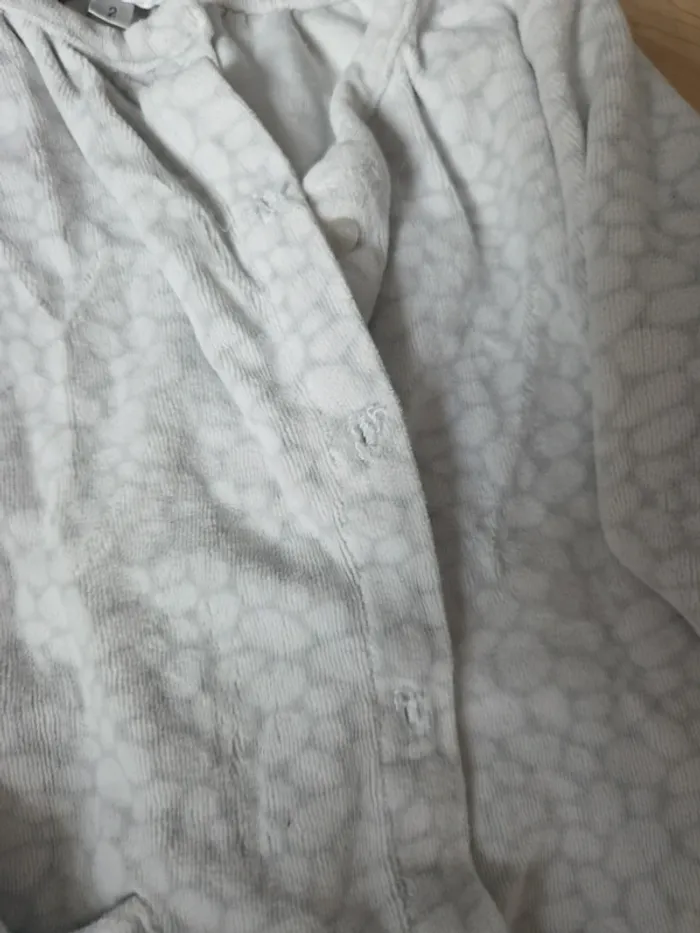 Pyjama 2ans fille gris - photo numéro 3
