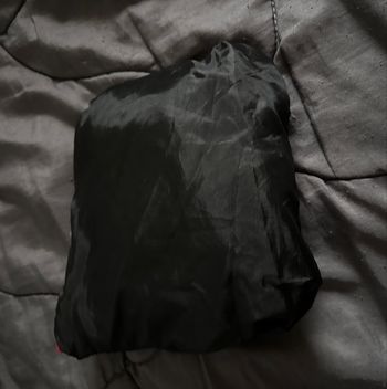 Sac à dos pliable noir rouge