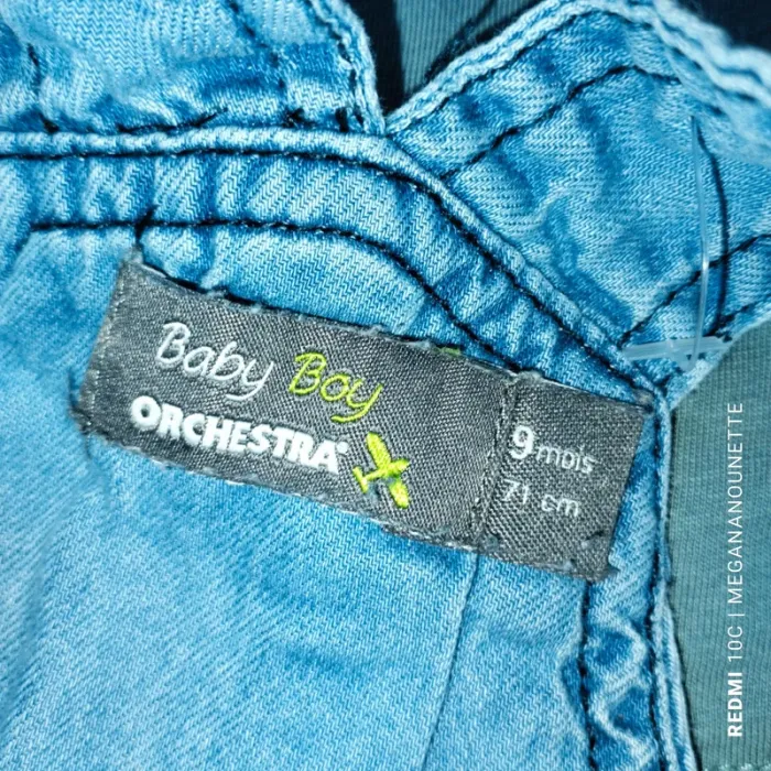 🦕 Adorable ensemble garçon Orchestra – Taille 9-12 mois 74 cm - photo numéro 5