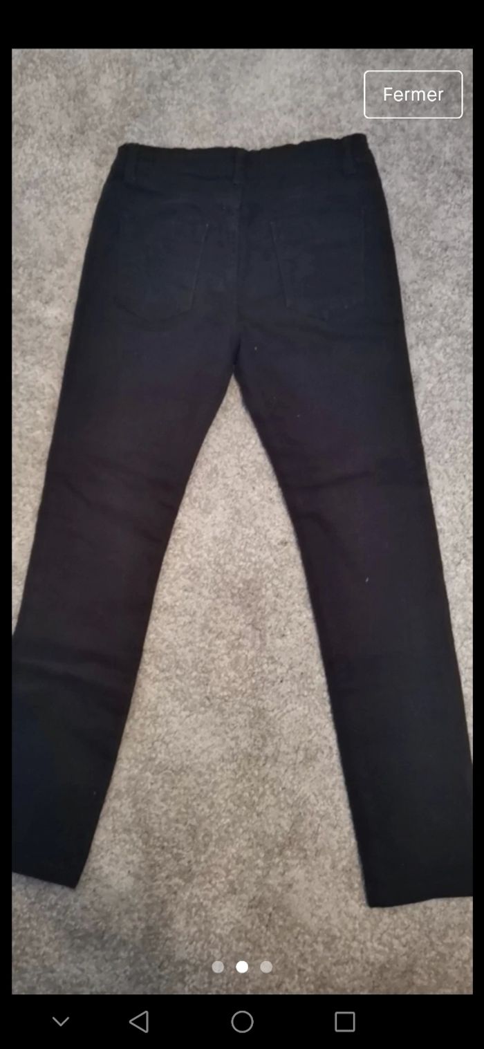 Jean noir slim primark 10 11 ans excellent état - photo numéro 2