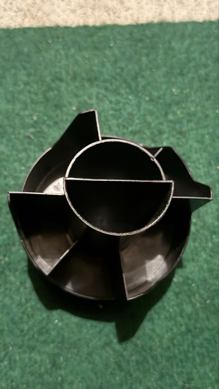 Porte-crayon rotatif noir - photo numéro 2