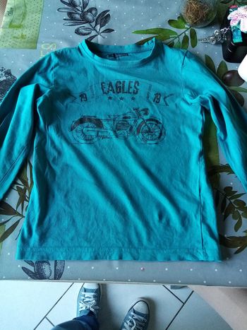 Tee shirt manche longue moto 8A