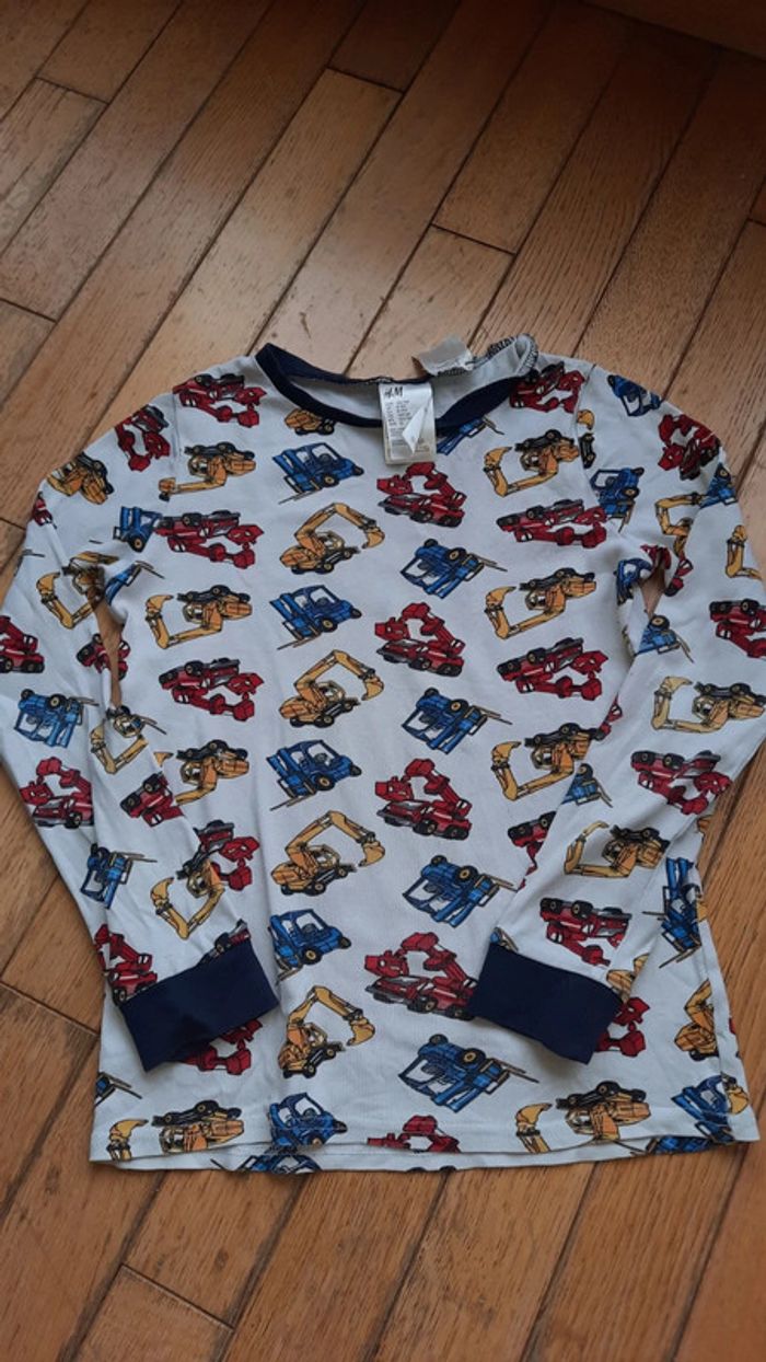 Haut pyjama h& m 8/10 ans