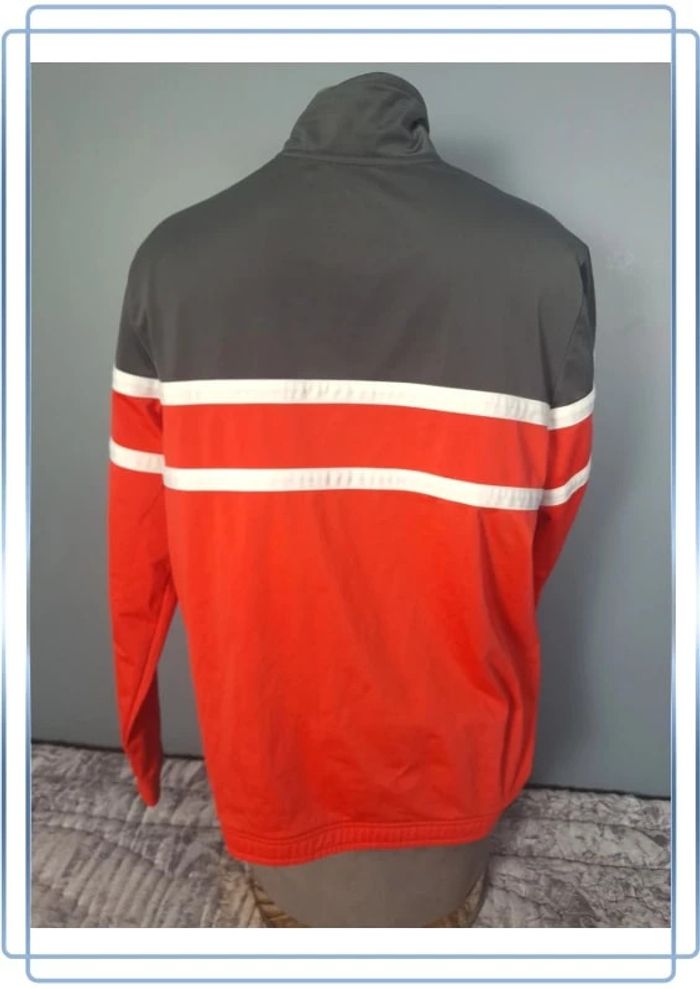 Veste légère puma vintage/ homme - taille L / rouge et grise - brodé (330) - photo numéro 8