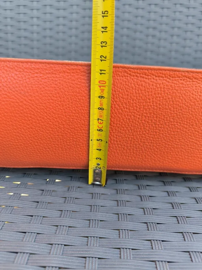 Sac à main cuir orange MCM - photo numéro 10