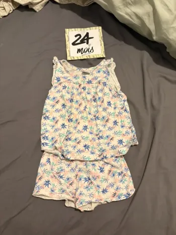 Pyjama short 24 mois