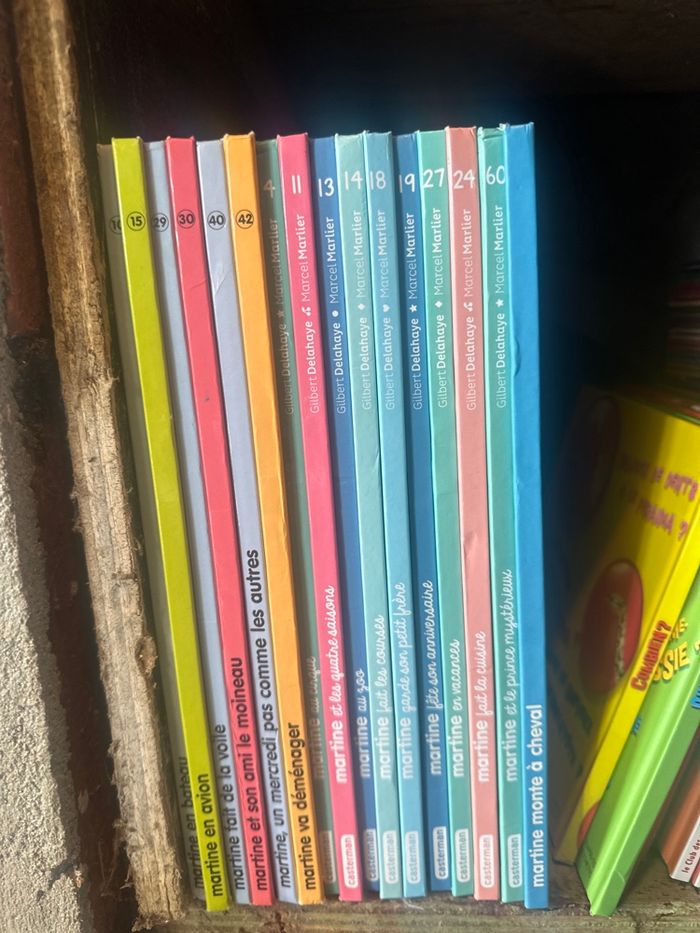 Lot ou à l’unité livres Martine