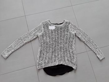Pull Mim grosses mailles paillettes