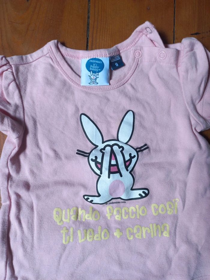 Beau T-shirt 100% coton 6 a 12 mois - photo numéro 2