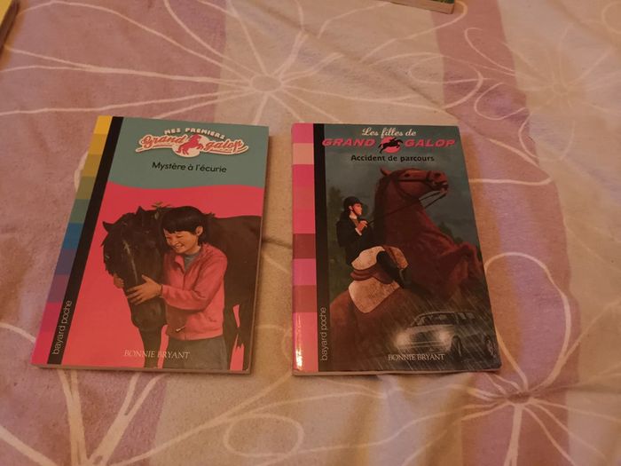 Lot de 2 livres grand galop