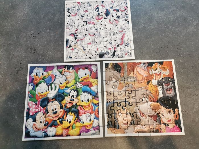 Boîte de 3 puzzles Disney 49 pièces. - photo numéro 3