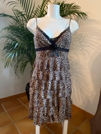 Robe d'été léopard