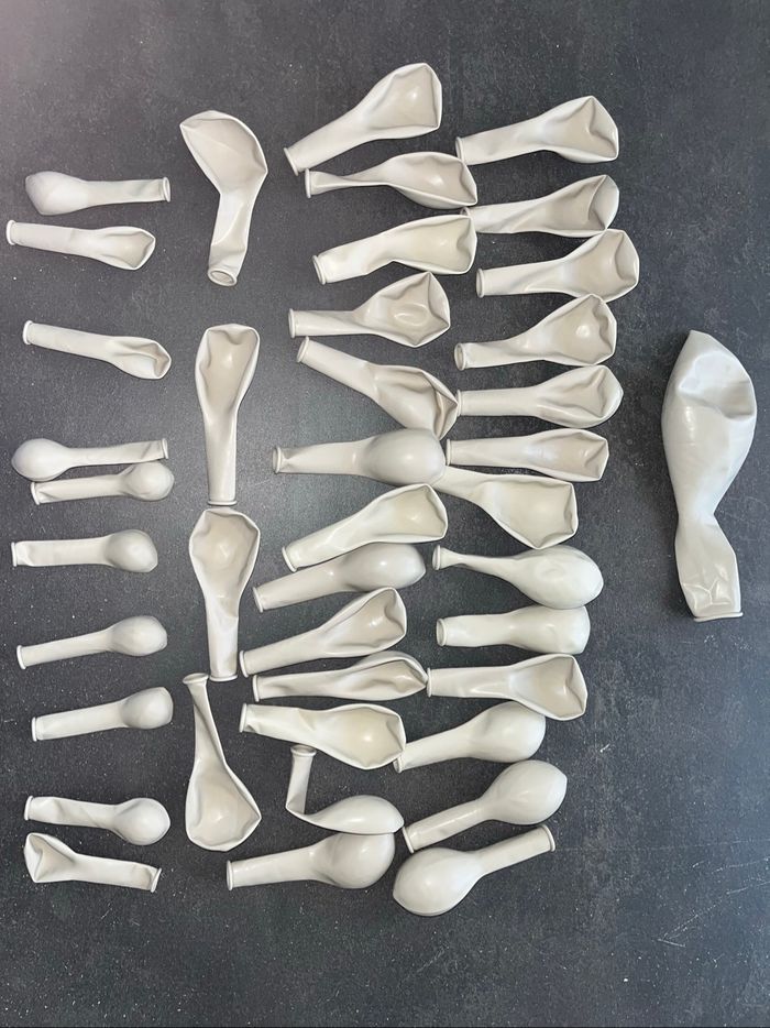 Lot 90 ballons avec arche en plastique - photo numéro 6