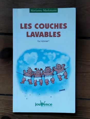 Livre Les couches lavables Marianne Markmann zéro déchet Éditions Jouvence
