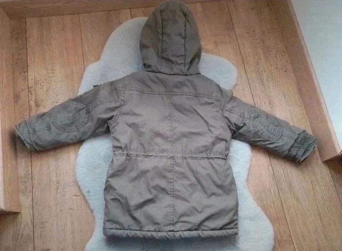 Manteau à capuche kaki Pocopiano 3 - 4 ans - photo numéro 11