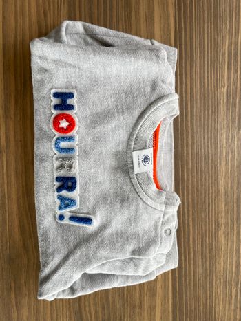 Sweat petit bateau 12 mois