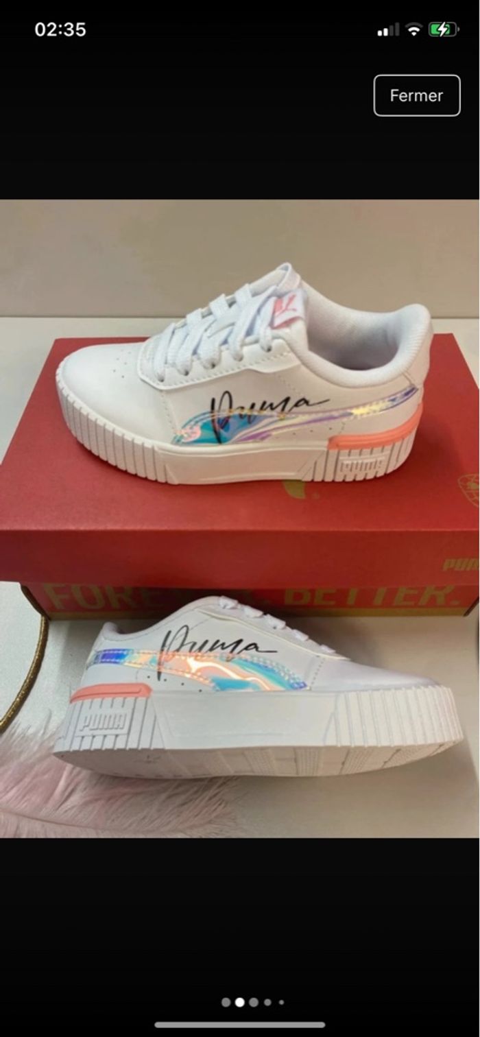Basket fille - neuf - Puma - Taille 34 - photo numéro 3